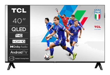 TCL TV 40V5C, 40", Full HD, Smart TV, Wi-Fi, crni